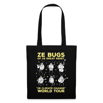 Ze Bugs Climate Change Rock Band - Tote Bag - black - Front
