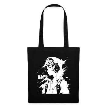 Shibuya's cool Cyberpunk Style Anime Boy Otaku - Stoffbeutel - Schwarz - Vorne
