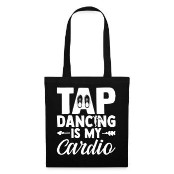 Claquettes Danseuse de claquettes - Sac en tissu - noir - Devant