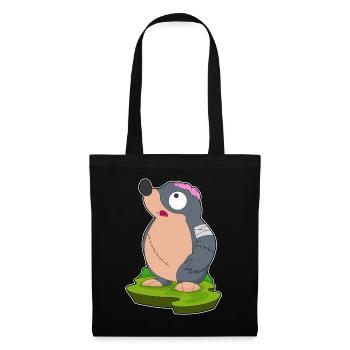 Taupe Halloween Zombie - Sac en tissu - noir - Devant