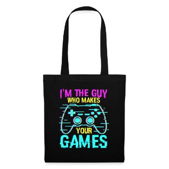 Game Programmer Saying - Tote Bag - black - Front