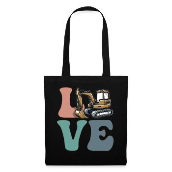 Excavator Operator Heavy Equipment Operator Construction - Tote Bag - black - Front