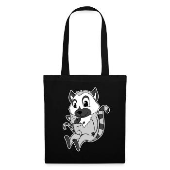 Lemur Family - Lemur with Baby - Lemurs - Tote Bag - black - Front