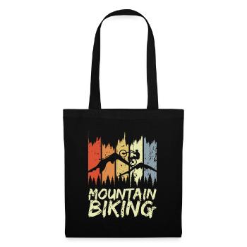 Vintage Mountainbiking - Stoffbeutel - Schwarz - Vorne