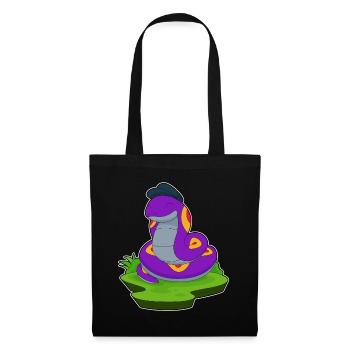 Snake Hat - Tote Bag - black - Front
