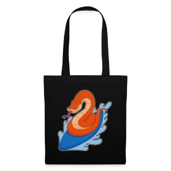 Snake Surfing Surfboard Summer - Tote Bag - black - Front