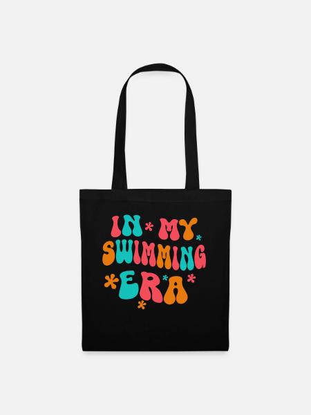 In my swimming era - Swim Swimmer Pool - Tote Bag - black