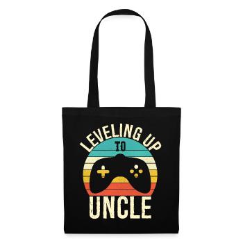 Leveling up to uncle - Tote Bag - black - Front