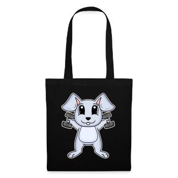 Rabbit Dumbbell Training Strength Training Fitness - Tote Bag - black - Front