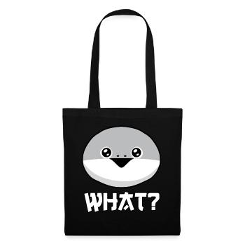 Drôle Sacabambaspis Visage Poisson Meme - Sac en tissu - noir - Devant