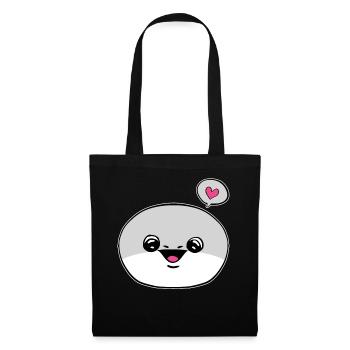 Sacabambaspis Visage Poisson Meme - Sac en tissu - noir - Devant