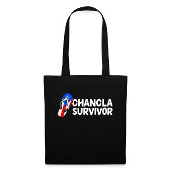 La Chancla Puerto Rican Flag Puerto Rico - Tote Bag - black - Front