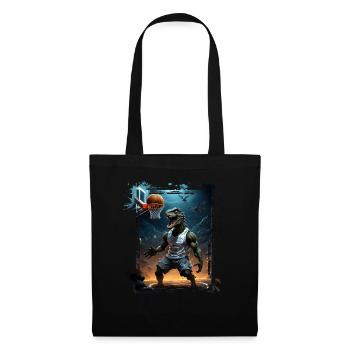 Basket-ball T Rex Dinosaure Graffiti Splash - Sac en tissu - noir - Devant