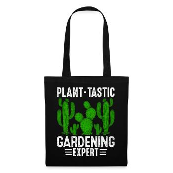 Funny Succulent Cactus - Tote Bag - black - Front
