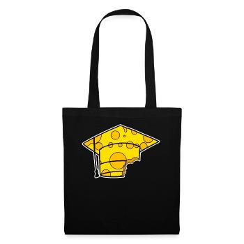 Diplôme d’études Casquette de fin d’études - Sac en tissu - noir - Devant
