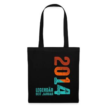 Limited Edition January 2014 Legendär Seit January - Stoffbeutel - Schwarz - Vorne