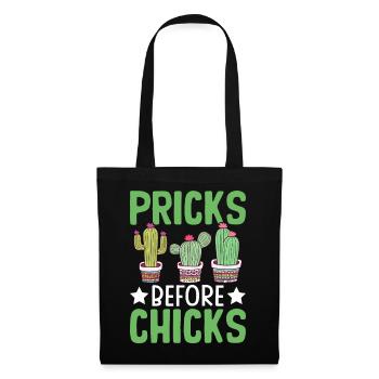 Funny Succulent Cactus - Tote Bag - black - Front