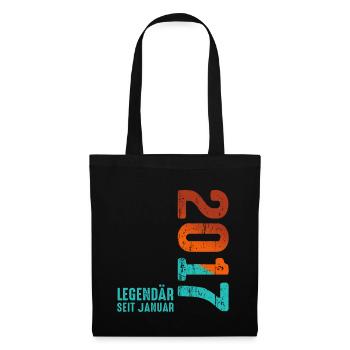Limited Edition January 2017 Legendär Seit January - Stoffbeutel - Schwarz - Vorne