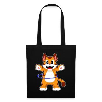 Tiger Fitness Hoop Workout Gymnastics - Tote Bag - black - Front