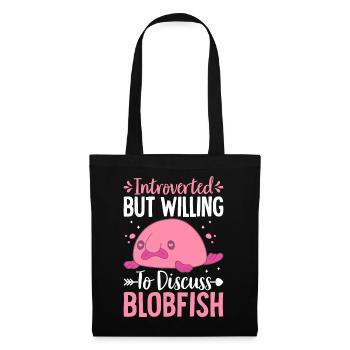 Funny introvert - Tote Bag - black - Front