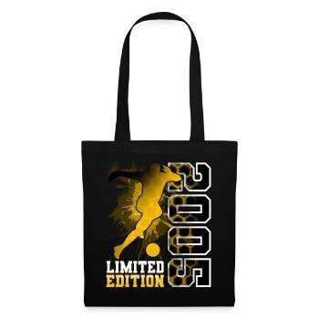 2005 Year of Birth Birthday Football - Tote Bag - black - Front