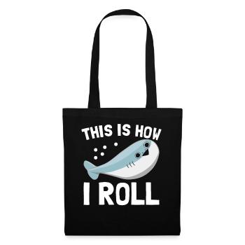 Drôle de poisson Sacabambaspi Meme - Sac en tissu - noir - Devant
