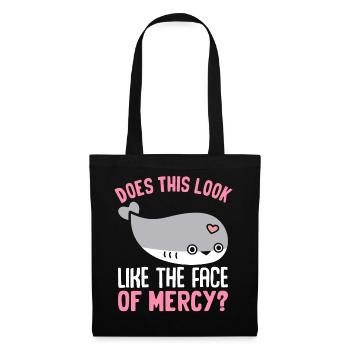 Drôle de poisson Sacabambaspi Meme - Sac en tissu - noir - Devant