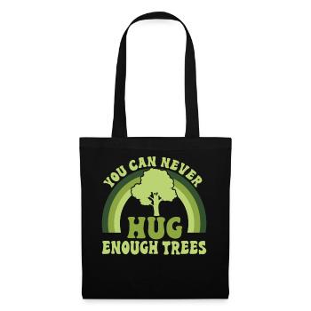 Tree conservationists and environmentalists - Tote Bag - black - Front