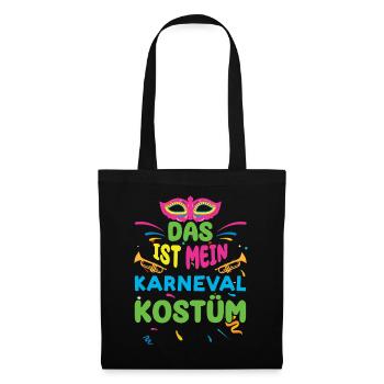 Das Ist Mein Karneval Kostüm - Stoffbeutel - Schwarz - Vorne