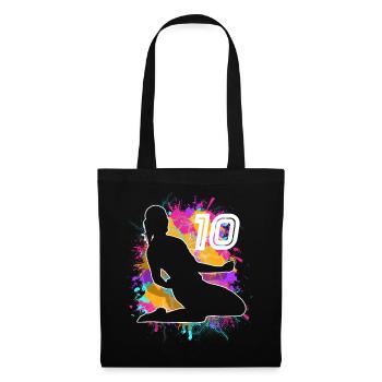 Soccer Woman Soccer 10th Birthday - Tote Bag - black - Front