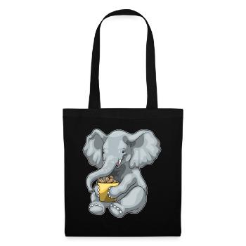 Elephant Peanuts - Tote Bag - black - Front