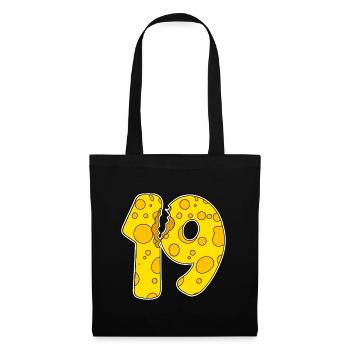 19 Year Old Funny Cheese - Tote Bag - black - Front
