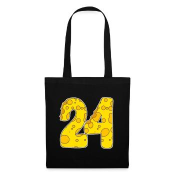 24 years old Lustig Käse - Tote Bag - black - Front