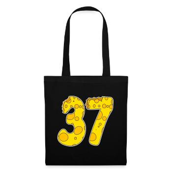 37 ans Lustig Käse - Sac en tissu - noir - Devant