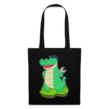 Atelier de Mécanique Crocodile à Clés - Sac en tissu - noir - Devant