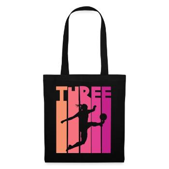 Soccer Woman Soccer 3rd Birthday - Tote Bag - black - Front