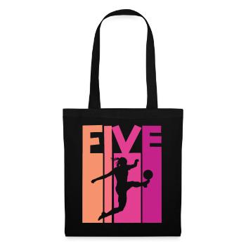 Footballeur Football 5ème Anniversaire - Sac en tissu - noir - Devant
