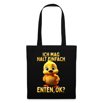 Duck Cute Ducklings I just like ducks - Tote Bag - black - Front