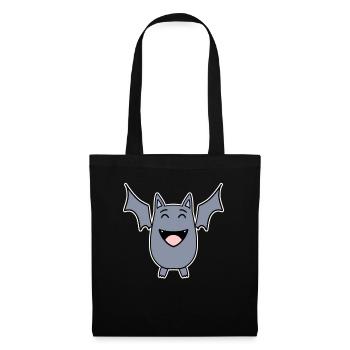 laughing bat - Tote Bag - black - Front