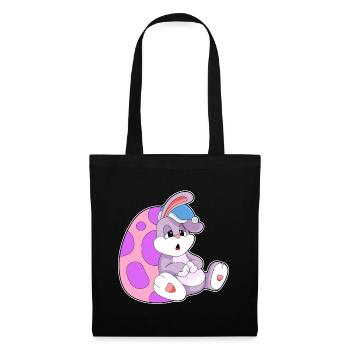 Bunny Easter Relax - Sac en tissu - noir - Devant