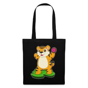 Tiger Donut - Tote Bag - black - Front