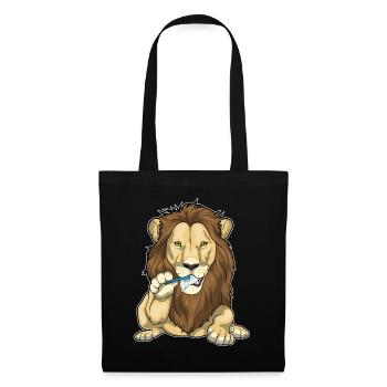 Lion Toothbrush - Tote Bag - black - Front