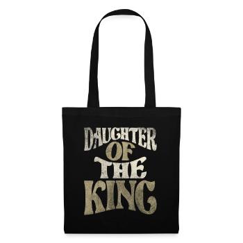 Daughter Of The King - Christian Quote - Tote Bag - black - Front