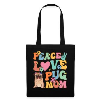 Groovy Dog Lover - Tote Bag - black - Front