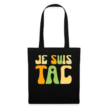 Je Suis TAC - Groovy TIC et TAC Duo 2 Personnes - Sac en tissu - noir - Devant