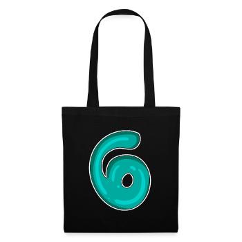 Number 6 Number - Tote Bag - black - Front