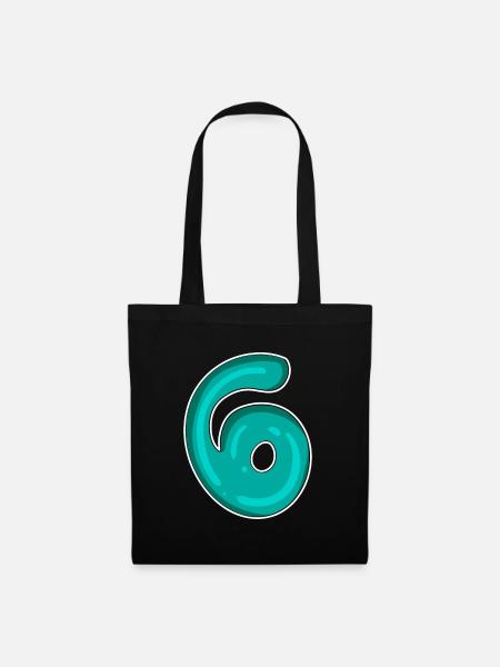 Numéro 6 Numéro - Sac en tissu - noir