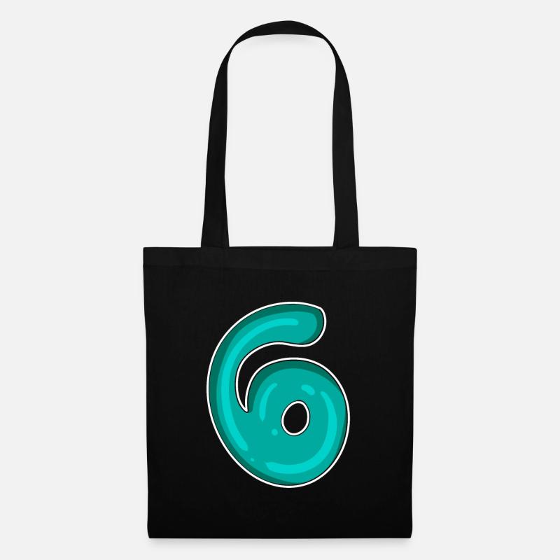 Numéro 6 Numéro - Sac en tissu - noir