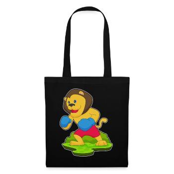 Lion Boxer Boxing Gloves Boxing - Tote Bag - black - Front