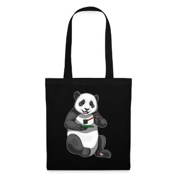 Panda Sushi - Stoffbeutel - Schwarz - Vorne